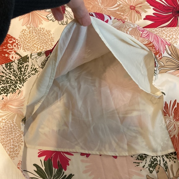 New York & Company Floral 3/4 Sleeves Dress Size Medium - Picture 9 of 13